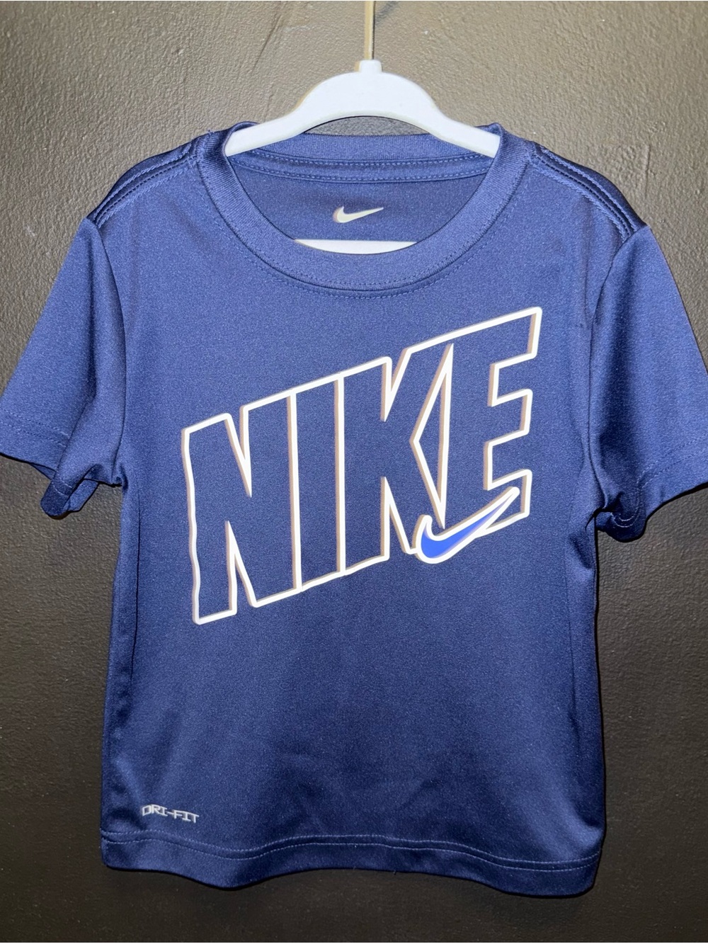Nike Boys' 2 Piece Bundle, Blue Dri-FIT Tee and Black Polo, 4T